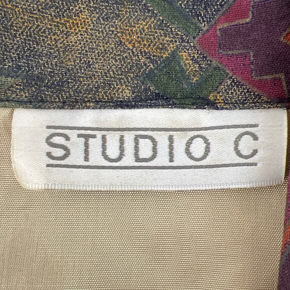 90s Aztec print blazer 1990s vintage - Picture 7 of 7